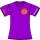 RNG ROM 2024 Damen Shirt, 180g/m², klassisches Logo, oranger Aufdruck