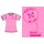 PNK ROM 2024 Damen Shirt, 180g/m², minimalistisches Logo, pinker Aufdruck