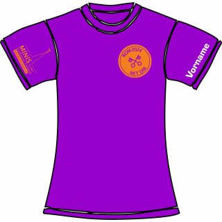 LHT RNG ROM 2024 leichtes Unisex Shirt, 150g/m², klassisches Logo, oranger Aufdruck