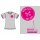 LGT PNK ROM 2024 leichtes Damen Shirt, 150g/m², klassisches Logo, pinker Aufdruck